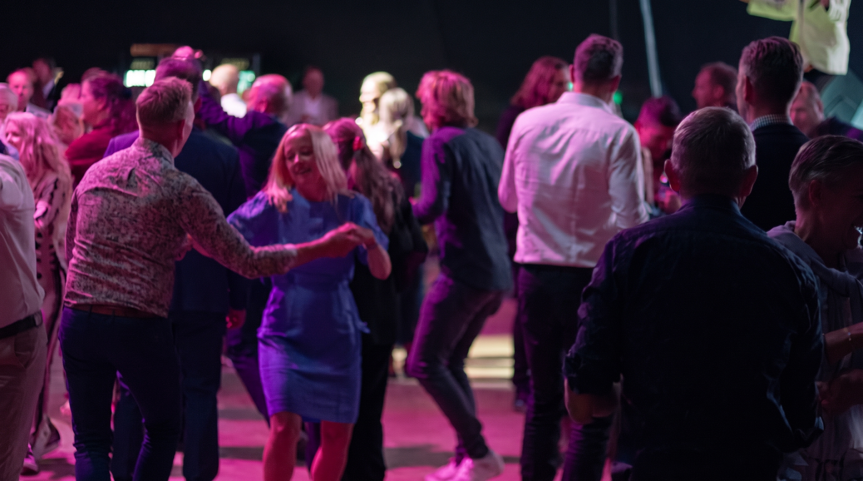 Dansgolv under en fest på Arena Varberg