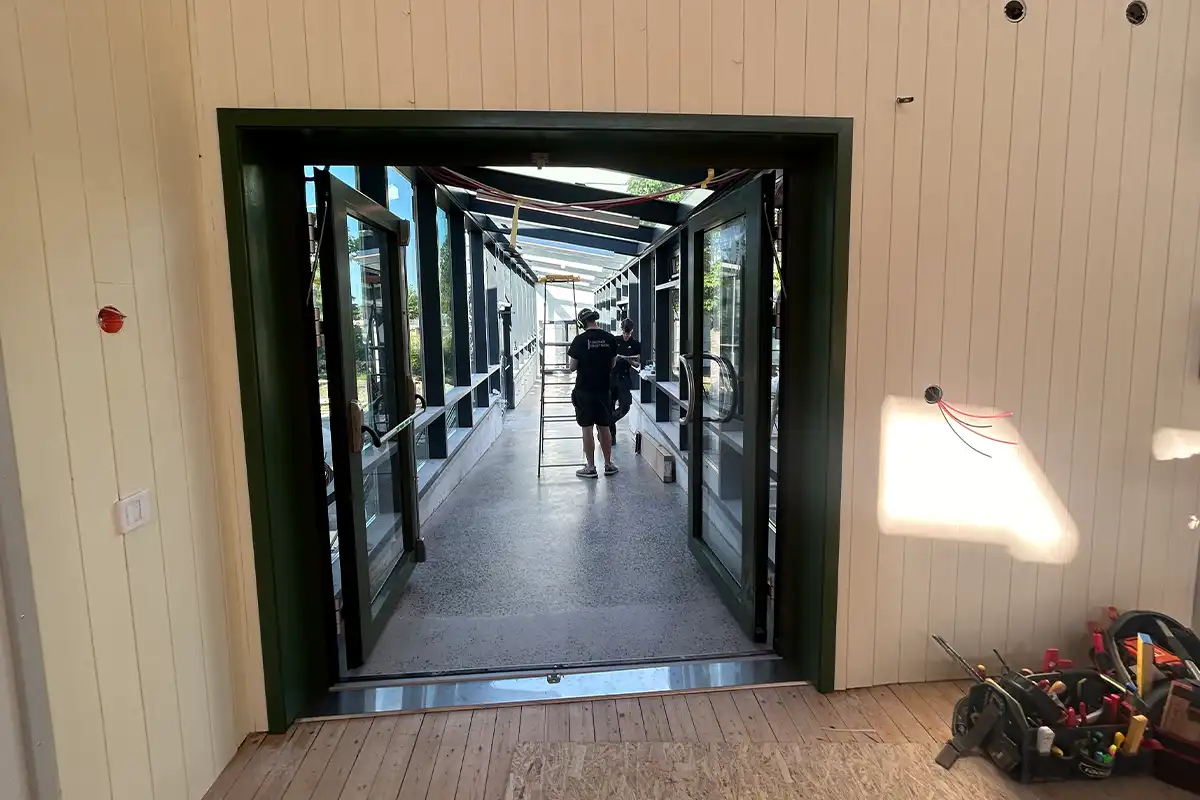 Arena Varberg Rotundan glasgång