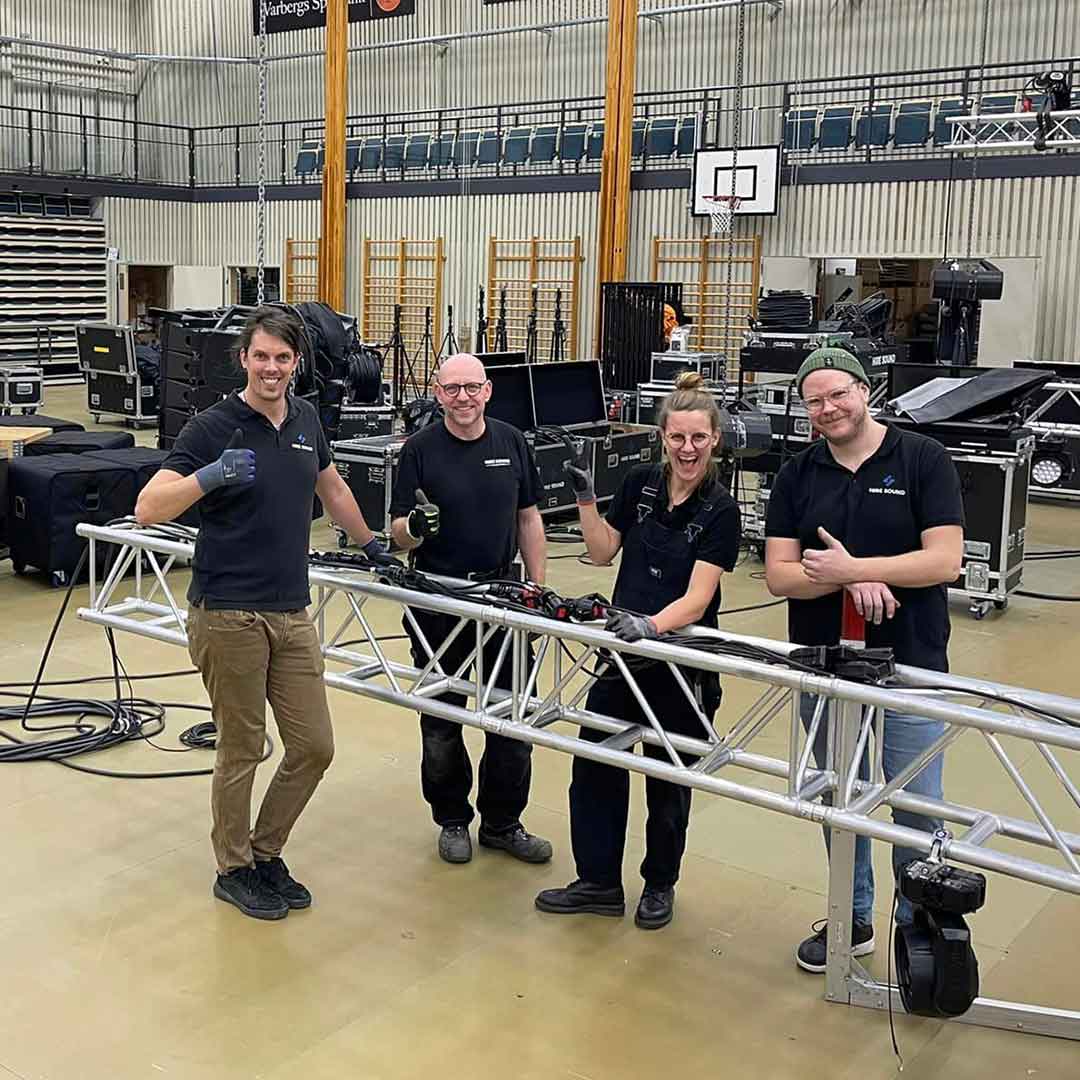 Hiresound riggar tekniken
